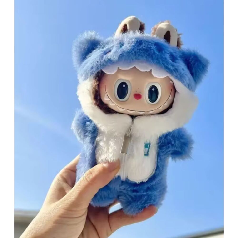 LABUBU Doll Hoodie Outfit – Clothes & Accessories for 15-17cm Dolls (No Doll)